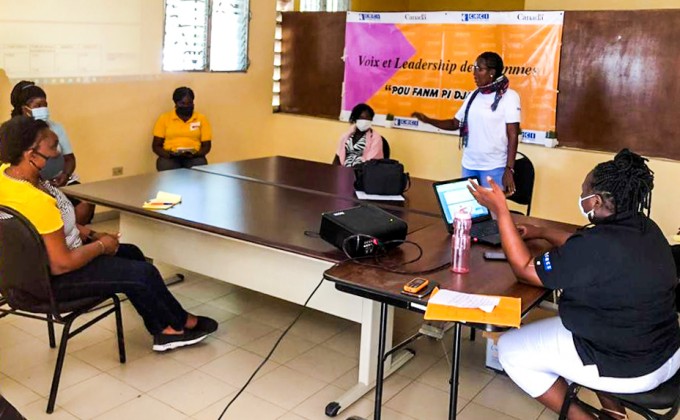 Les organisations de femmes au c&oelig;ur de la r&eacute;ponse &agrave; la COVID-19 en Ha&iuml;ti