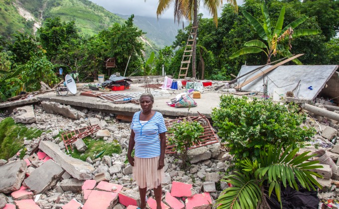 S&eacute;isme en Ha&iuml;ti : Les &eacute;quipes du CECI-Ha&iuml;ti en action