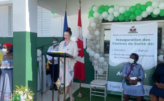 Construction et inauguration de trois centres de sant&eacute; en Ha&iuml;ti : une victoire pour la coop&eacute;ration internationale