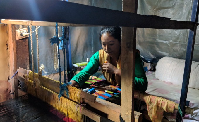 Tissage Dhaka : une avenue &eacute;conomique pour les N&eacute;palaises en milieu rural